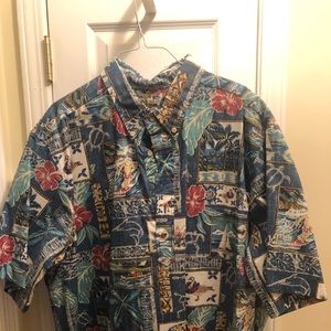 Reyn Spooner Christmas Shirt 50th Anniversary edition 1956-2006